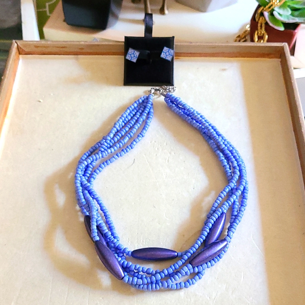 Beutiful set of necklace and earrings